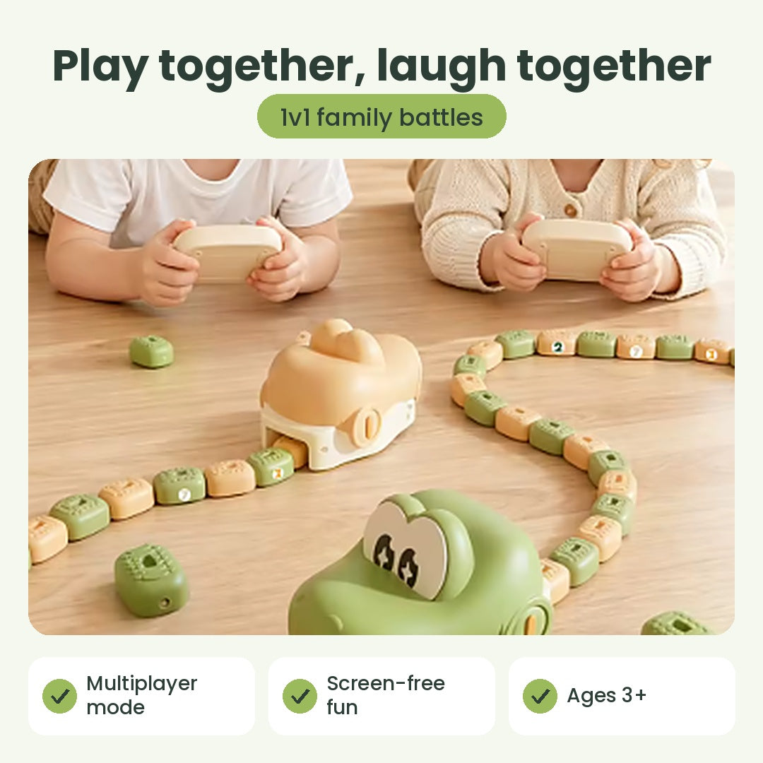 Play together, laugh together: RoboSnake family battles