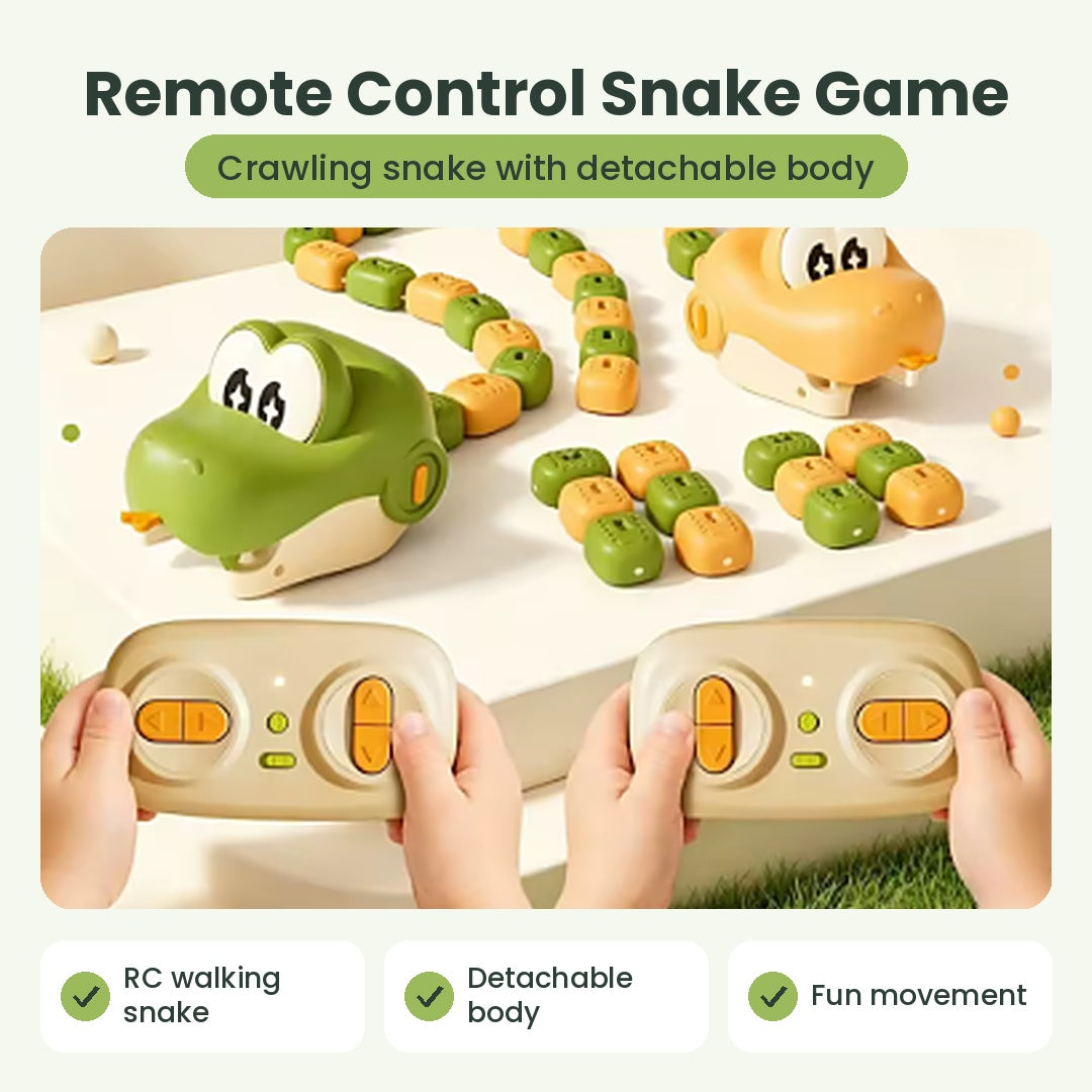 RoboSnake remote control snake game with detachable body