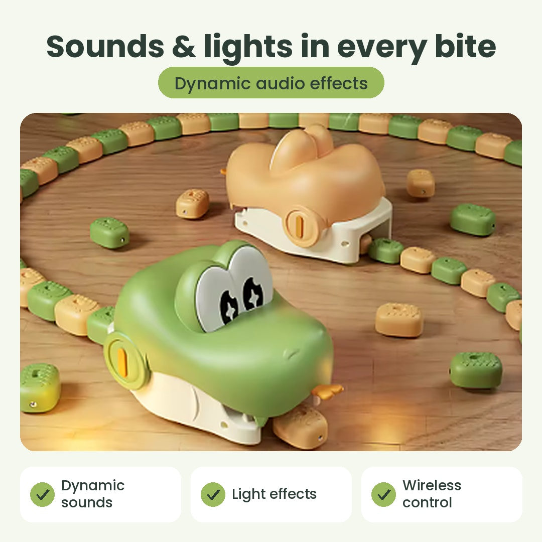 RoboSnake dynamic sounds and light effects